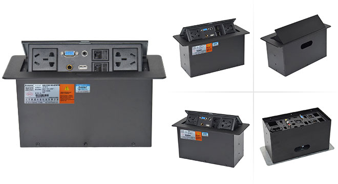 弹起式AS-ZH-500桌面插座