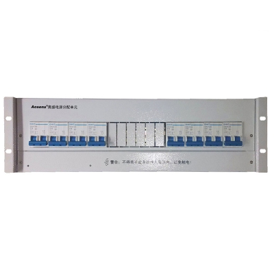 定制3U06 机柜架顶电源配电箱 19寸标准机柜专用220V机架式双电源单元
