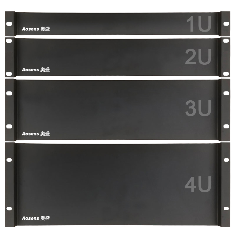 19英寸机柜盲板 1U 2U 3U 4U凹面板