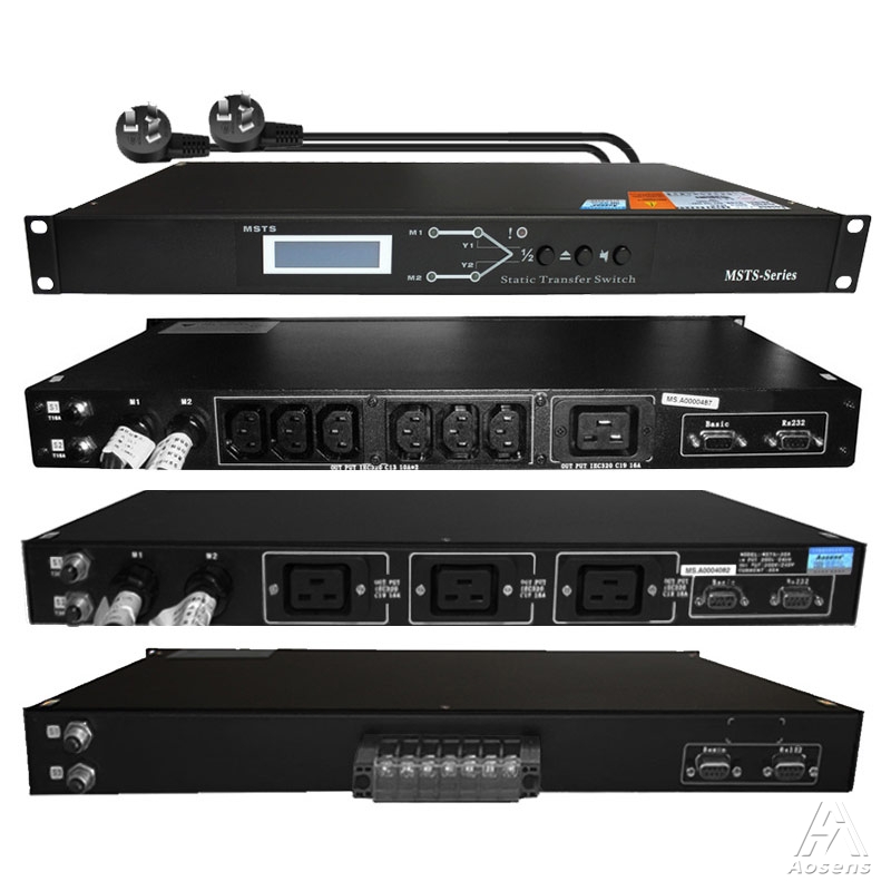 AS-MSTS系列单相16A-32A双电源切换器 切换时间6ms