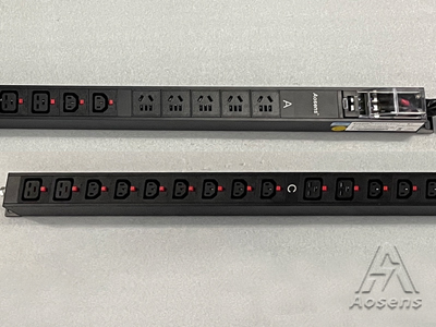 定制 奥盛基础PDU 竖装380V三相PDU电源插座