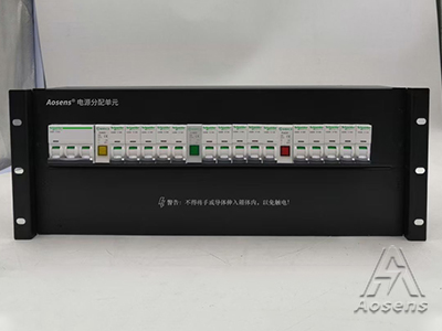4U配电箱 三相380V施耐德交流配电单元 分相指示灯15回路