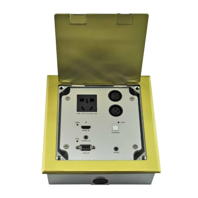 AS-DC100HD奥盛VGA HDMI延长器投影机HDBaseT发射转网线传输地面插座