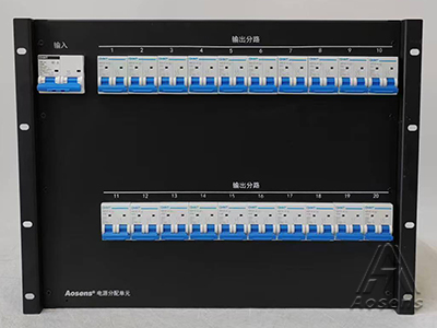 8U凹面板箱体 正泰直流空开 前面板空开后面板端子 AS-8U-Y21G125ZZ