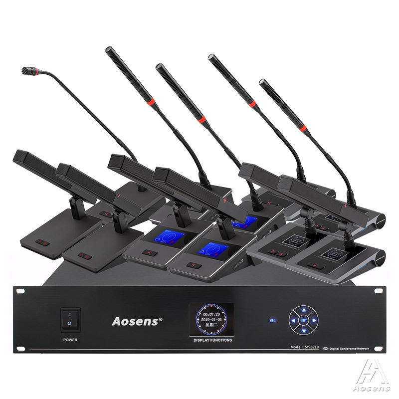 AS-6910/AS-6915 有线手拉手纯讨论会议系统