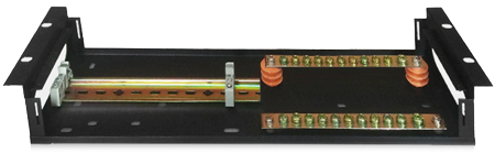 Aosens 3U凹面板配电单元单地排